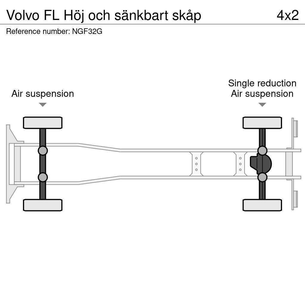 Volvo FL Höj och sänkbart skåp Skapbiler