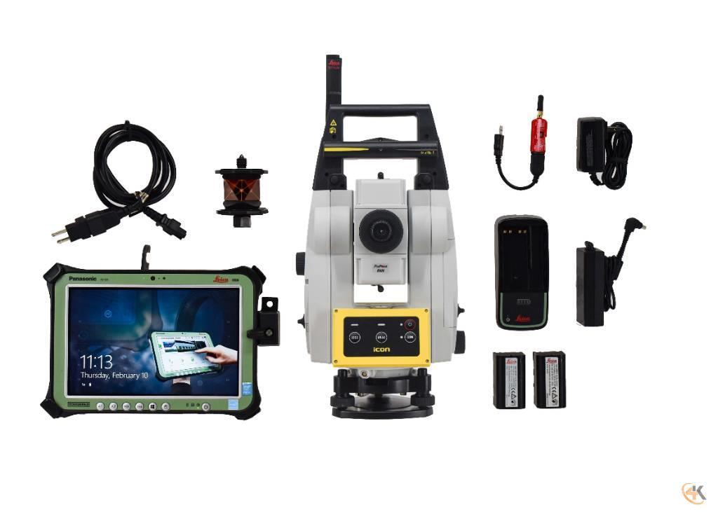 Leica Used iCR70 5" Robotic Total Station w/ CS35 & iCON Andre komponenter