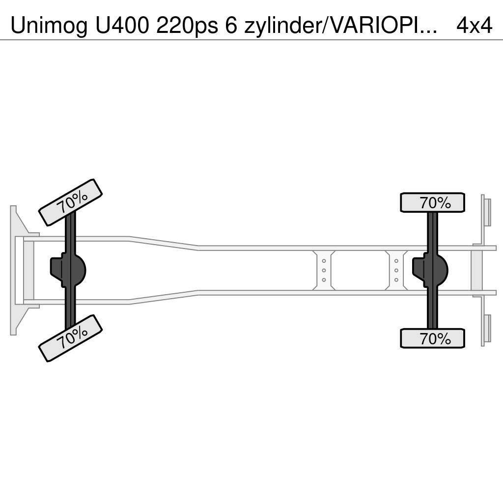 Unimog U400 220ps 6 zylinder/VARIOPILOT/HYDROSTAT/MULAG F Andre lastebiler