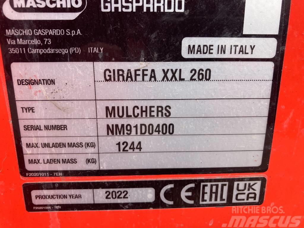 Maschio Giraffa 260 XXL HD Beitepussere og toppkuttere