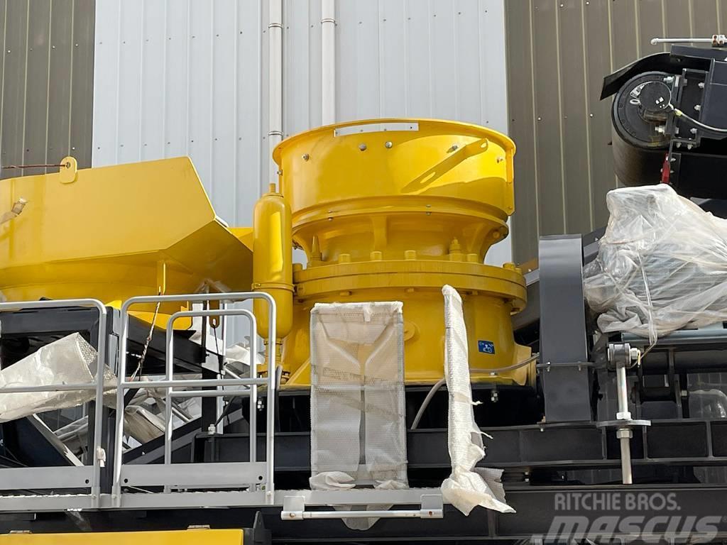 Kinglink Modular Skid Mounted CH430 Cone Crusher Plant Knusere