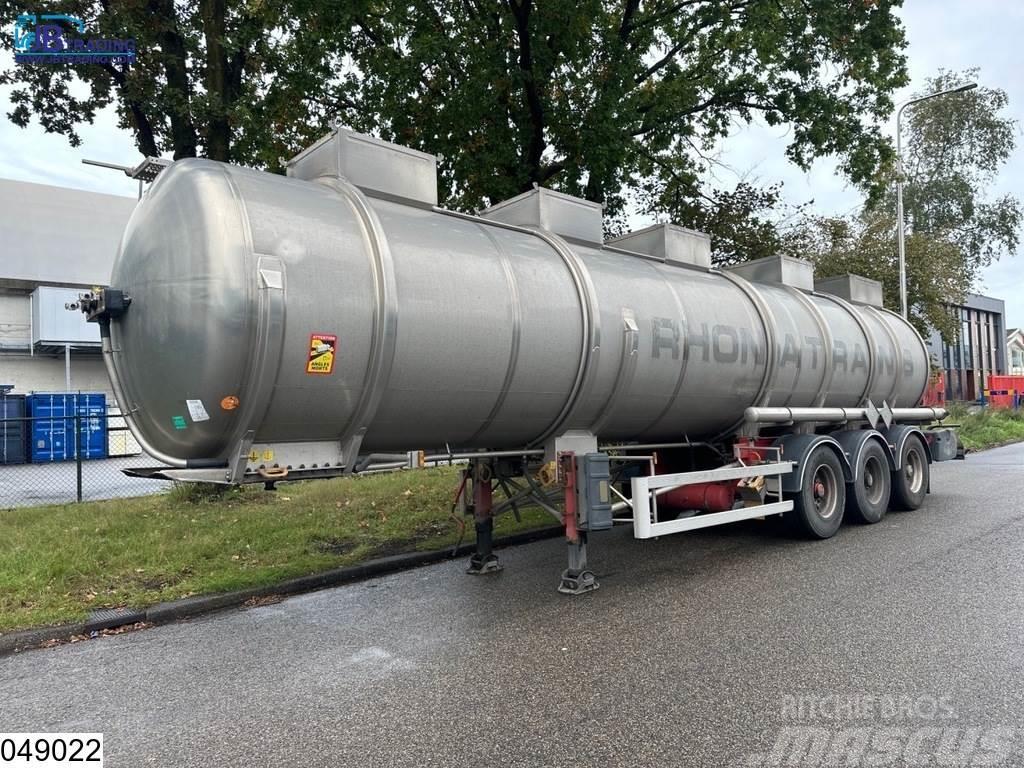Magyar Chemie 34500 Liter, RVS tank, 1 Compartment Tanksemi