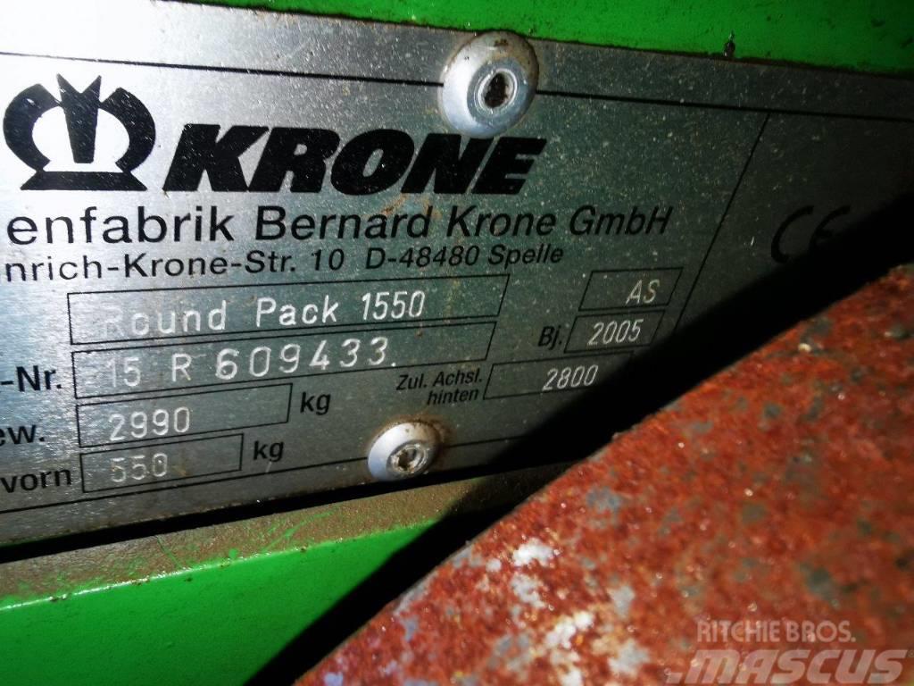 Krone Round Pack 1550 multi cut Rundballepresser