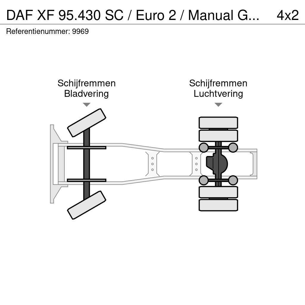 DAF XF 95.430 SC / Euro 2 / Manual Gearbox Trekkvogner