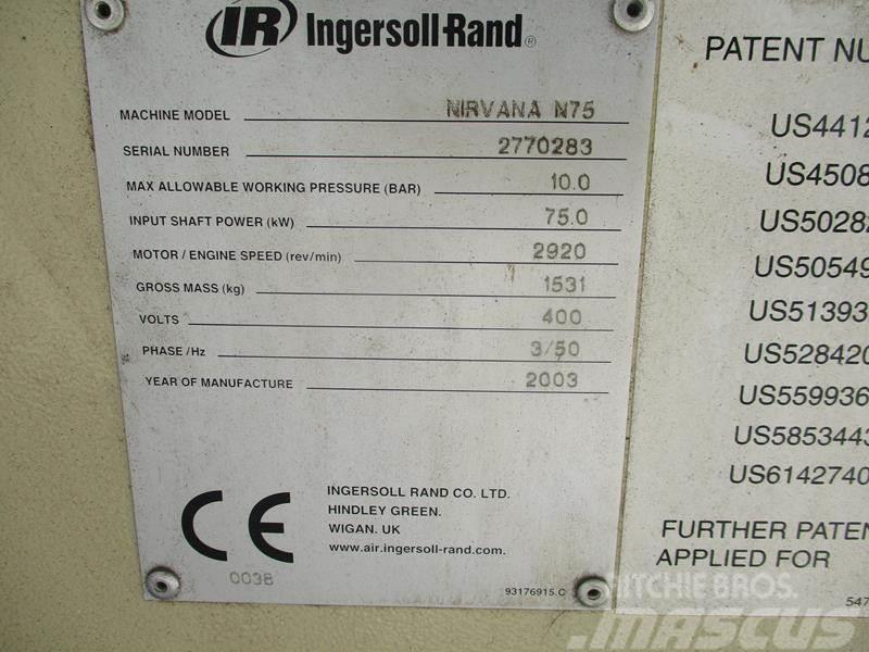 Ingersoll Rand N 75 Kompressorer