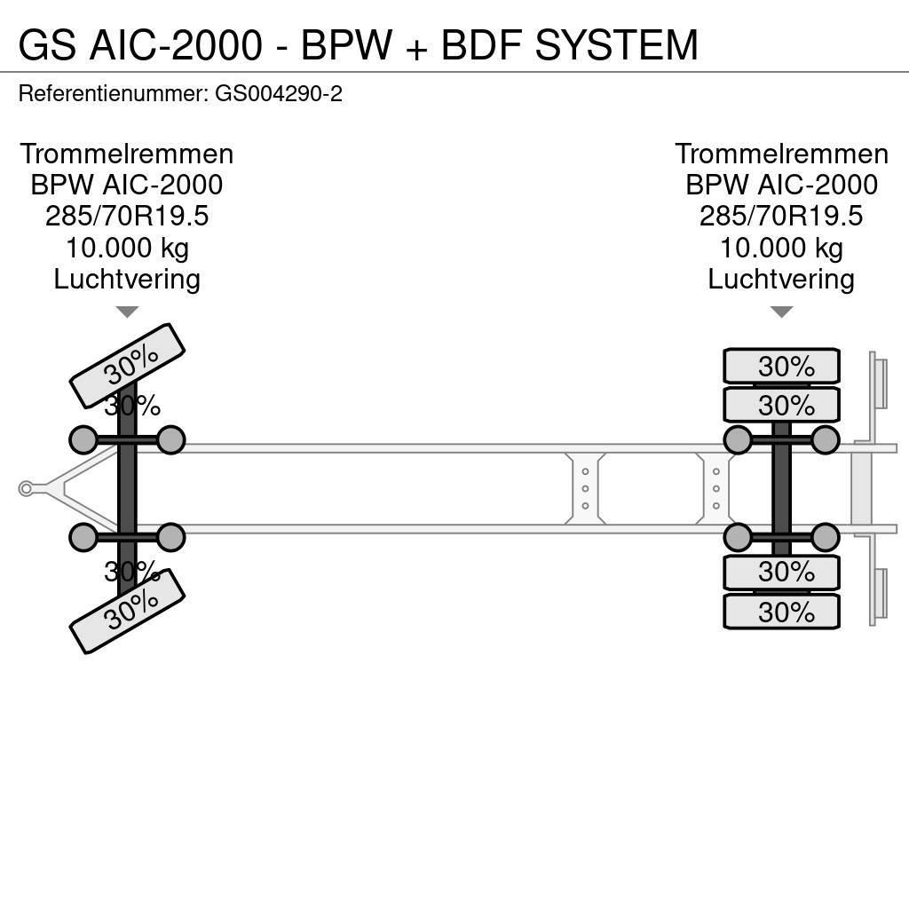 GS AIC-2000 - BPW + BDF SYSTEM Containerhenger