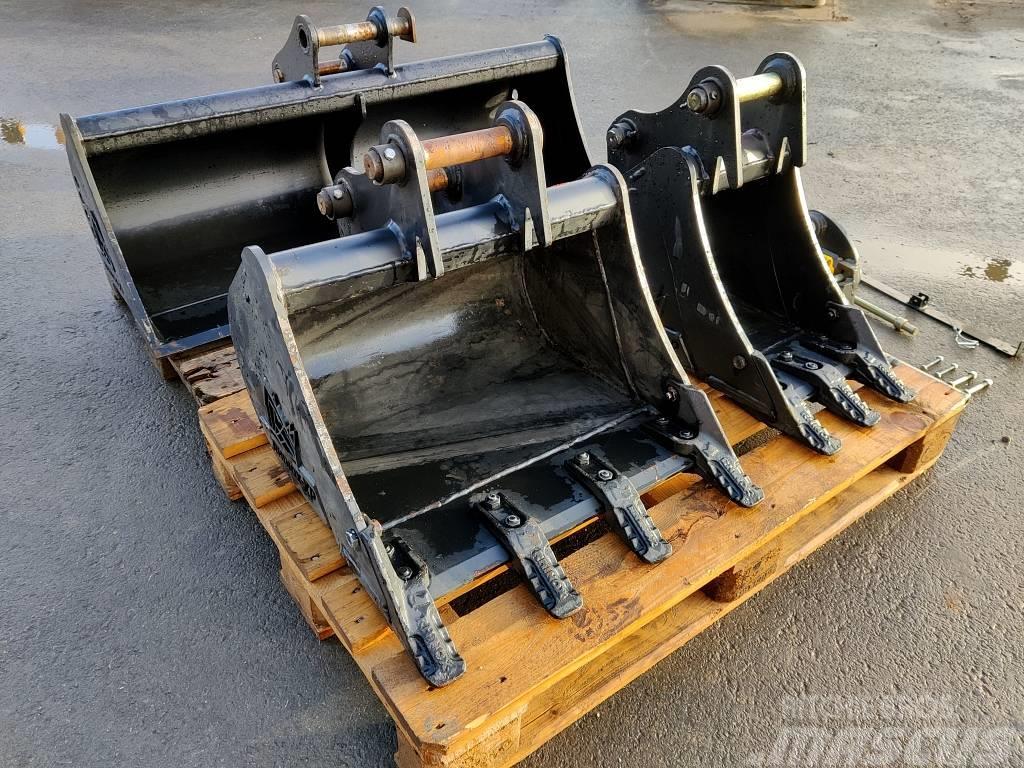 Yanmar Rhinox set of buckets + quick coupler Traktorgravere