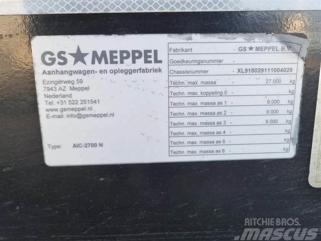 GS Meppel AIC-2700 N container aanhanger Containerhenger