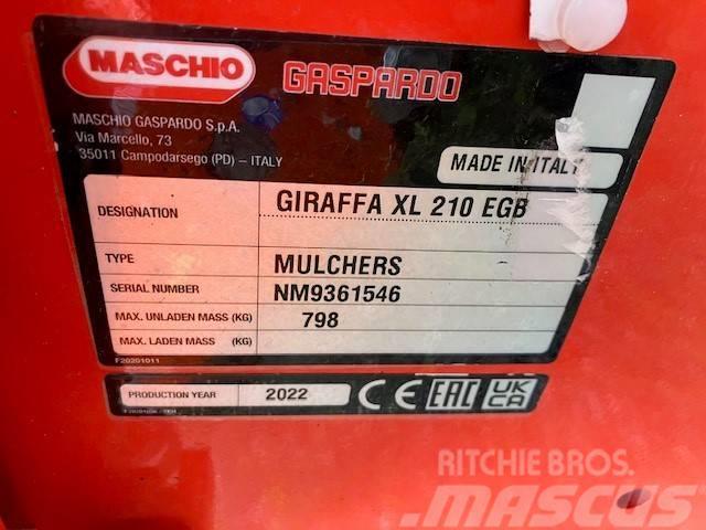 Maschio Giraffa 210 SE HD H-Slagor Beitepussere og toppkuttere