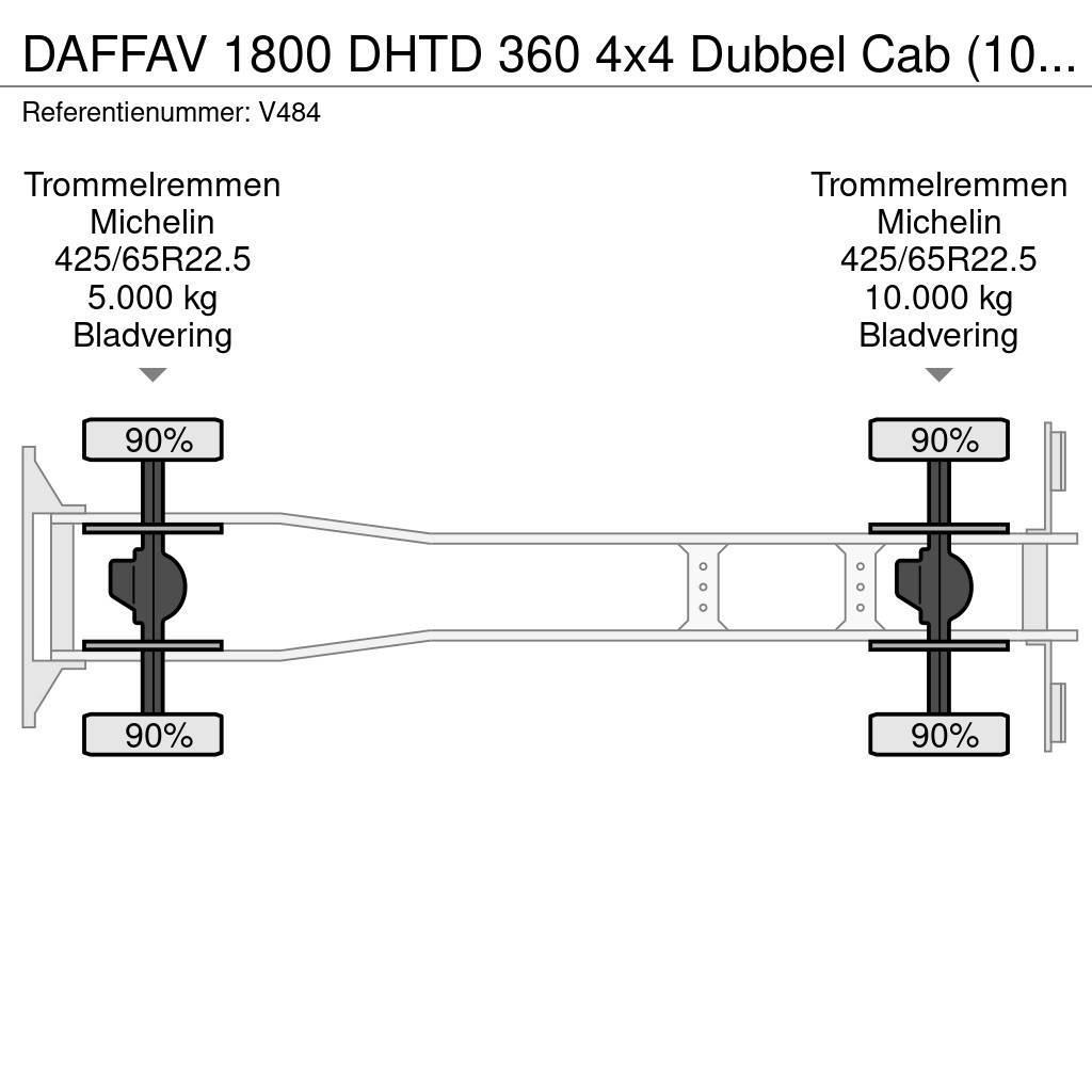 DAF FAV 1800 DHTD 360 4x4 Dubbel Cab (10 pers) Ziegler Brannbil