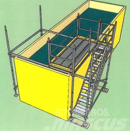  Container-Einrüstung Absetzbecken 1-Feld / 3-Feld  Stillas