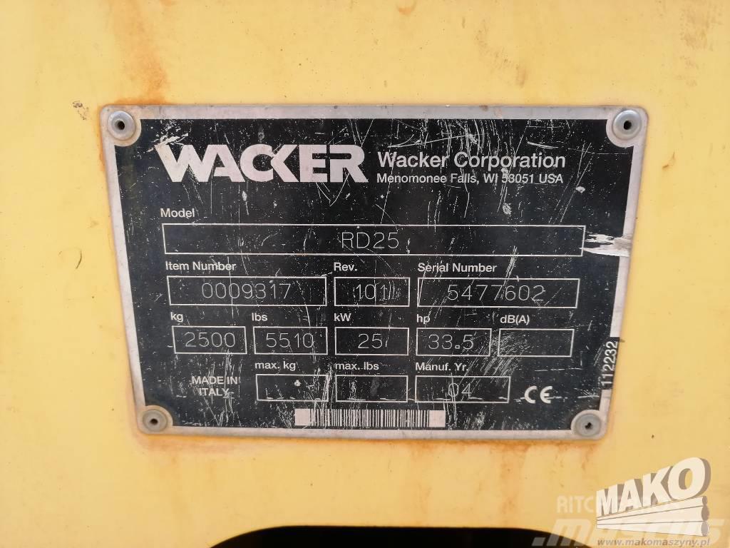 Wacker RD25 Tandem Valser
