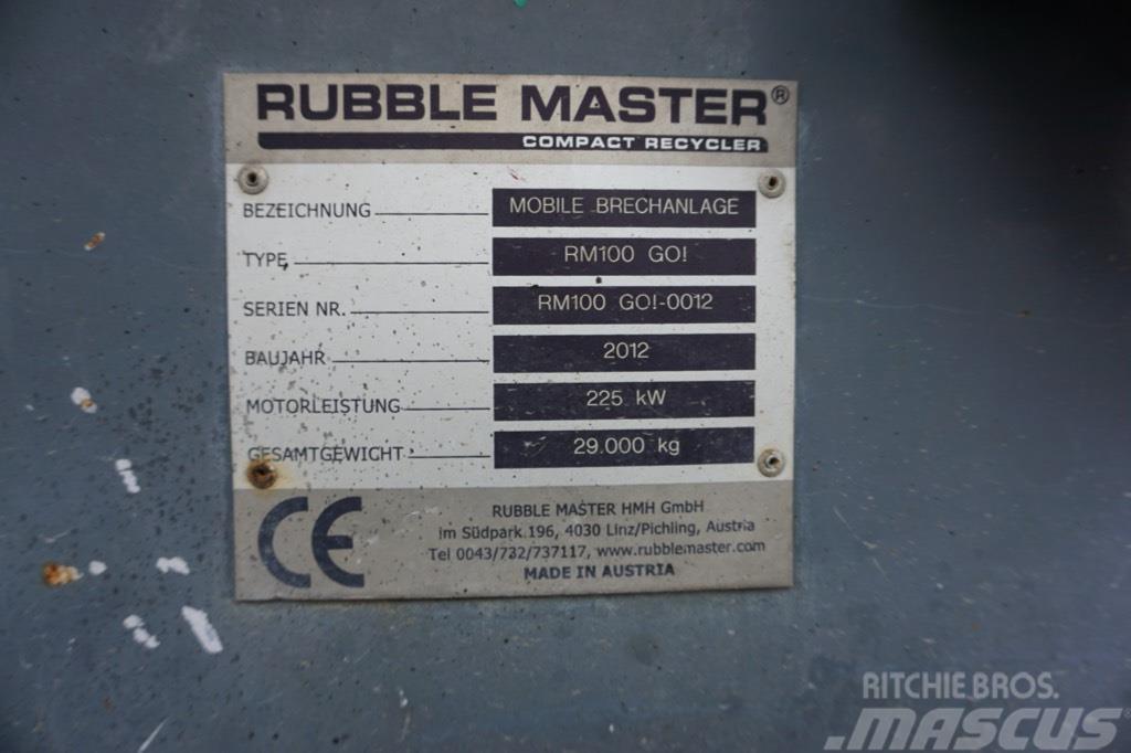 Rubble Master RM 100GO! Mobile knuseverk