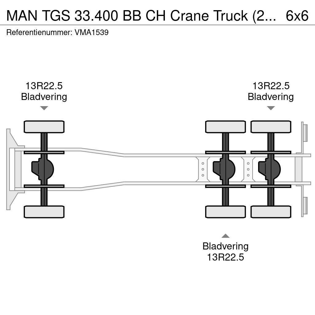 MAN TGS 33.400 BB CH Crane Truck (2 units) Allterreng kraner