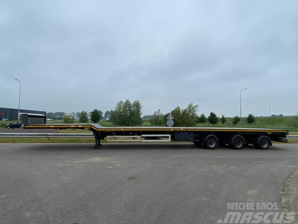 Broshuis 5 AOU-68/3-15 trailer 3 x extendable Windmill Tran Planhengere semi