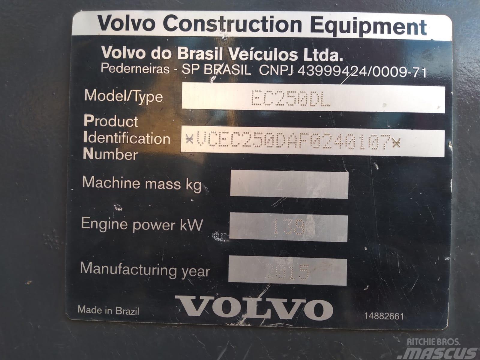 Volvo EC 250 D L Beltegraver