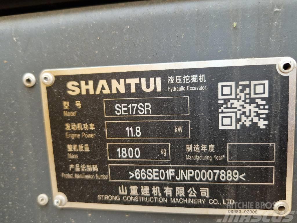 Shantui SE17SR Minigravere <7t