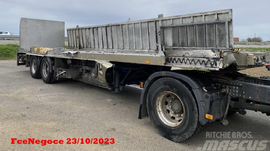 Asca S222CL EXTENSIBLE LATERALEMENT Semi-trailer med Containerramme