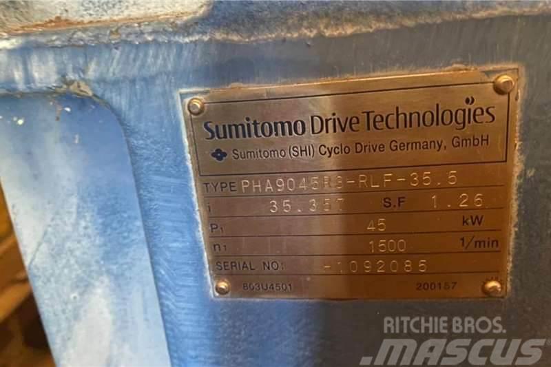 Sumitomo Industrial Gearbox 45kW Ratio 35.5 to 1 Andre lastebiler