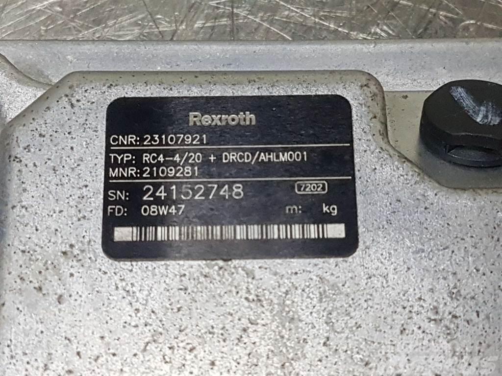 Ahlmann AZ150E-23107921-Rexroth RC4-4/20+DRCD-Control unit Lys - Elektronikk