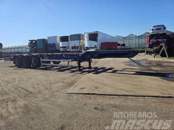 Schmitz Cargobull SPR 27 3 AXLE CONTAINER CHASSIS ALL CONNECTIONS EX Containerchassis Semitrailere
