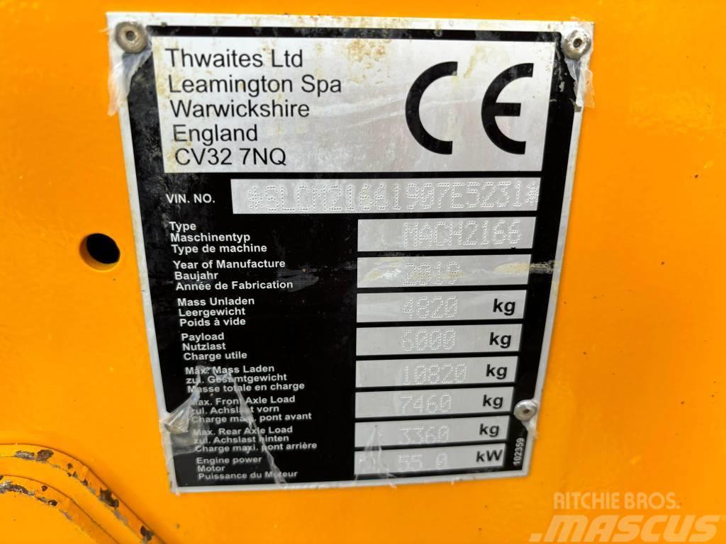 Thwaites MACH 2166 6ton Cabin Mini dumpere