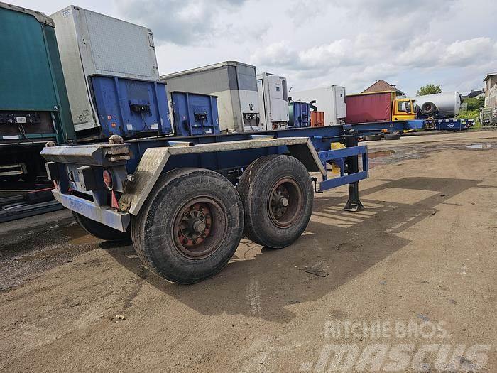 Krone 2 axle | 20 ft container chassis | steel suspensio Containerchassis Semitrailere