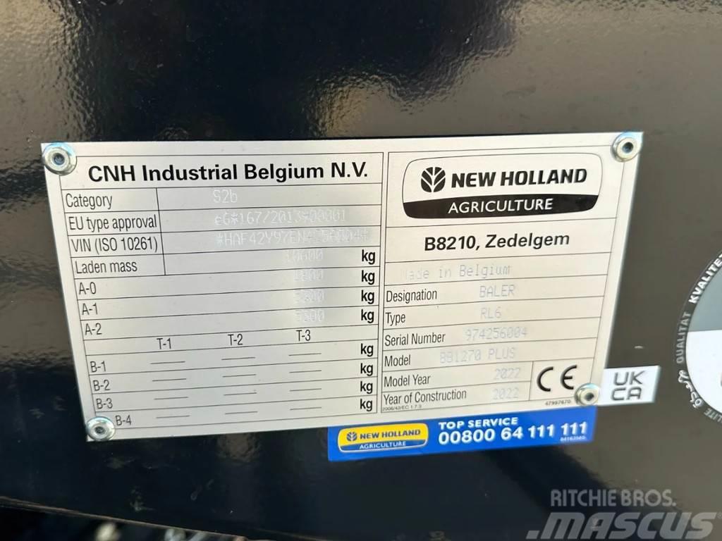 New Holland Bigbaler 1270 Plus bj 2022 met 3000 balen Fôrhøstere