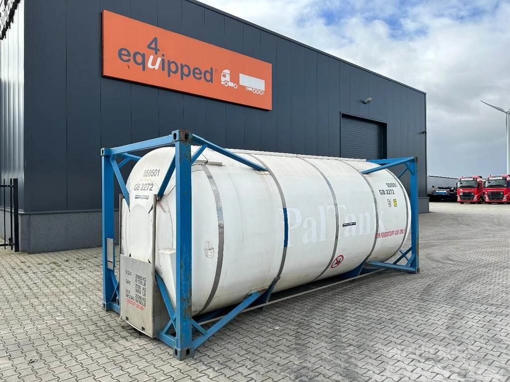  UBH FOODSTUFF 20FT ISO 24.700L/1-comp., Tank containere