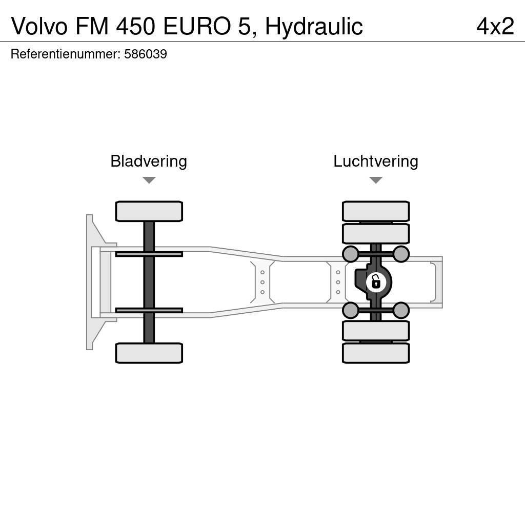 Volvo FM 450 EURO 5, Hydraulic Trekkvogner