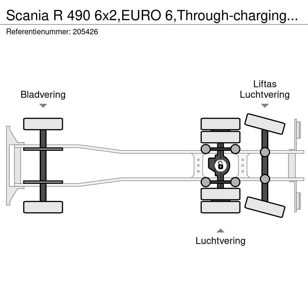 Scania R 490 6x2,EURO 6,Through-charging system,Retarder, Kapellbil