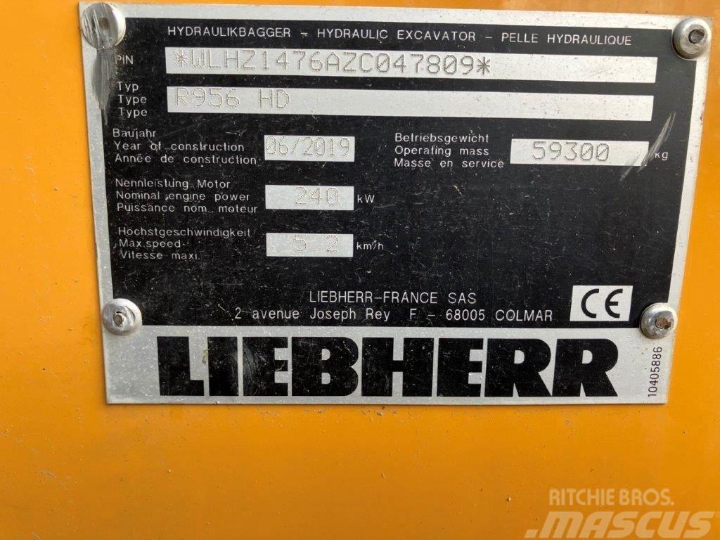 Liebherr R 956 Litronic Beltegraver