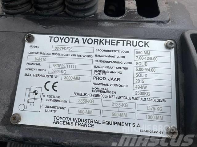 Toyota 7 FD F 25 Diesel Trucker