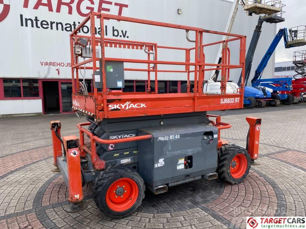 SkyJack SJ6832 RT Diesel 4x4 Scissor Work Lift 1180cm Sakselifter