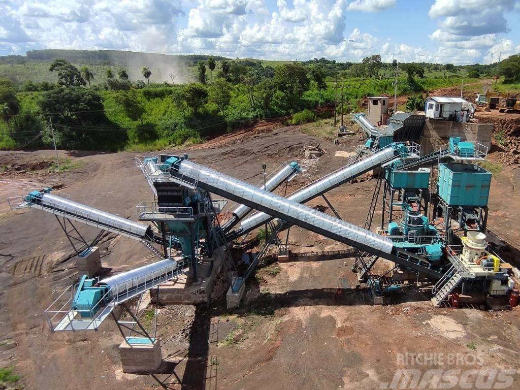 Constmach Stationary Stone Crusher Plant 300 T/H Knusere