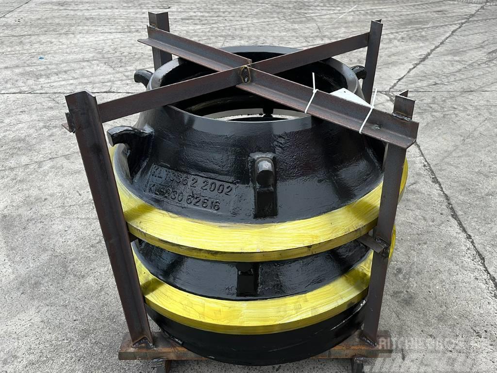 Kinglink Mantle and Bowl Liner for Cone Crusher TC36 TC51 Knuseskuffer