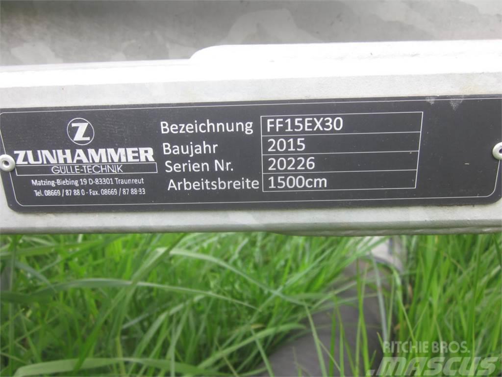 Zunhammer FF15EX30 Schleppschuh Verteiler Gestänge, 15 m, VO Gjødselspreder
