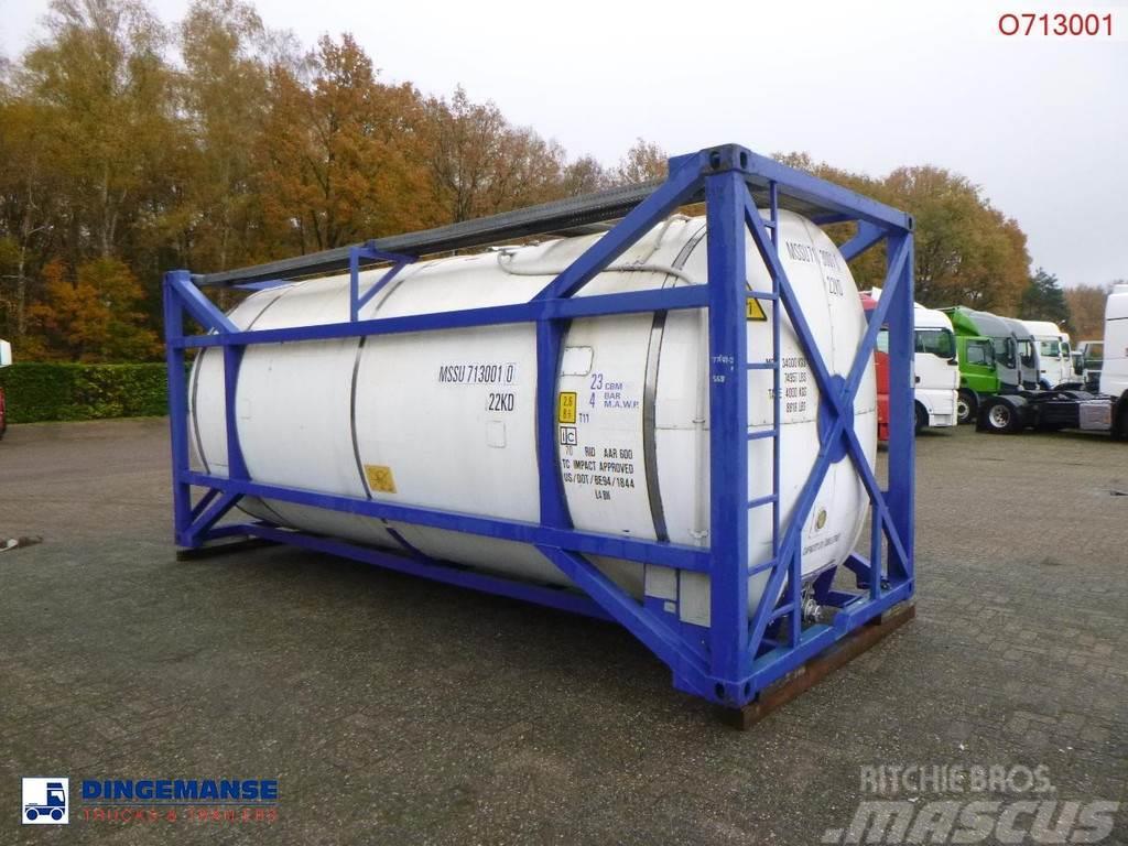  M Engineering Chemical tank container inox 20 ft / Tank containere