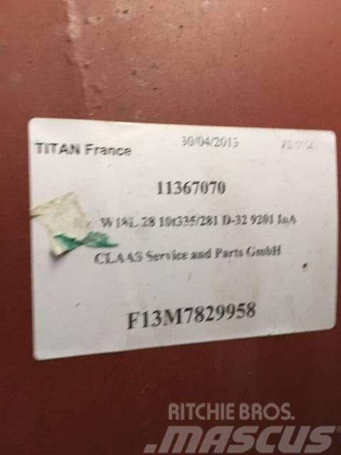 Titan Claas velgen W18L28 Dekk, hjul og felger