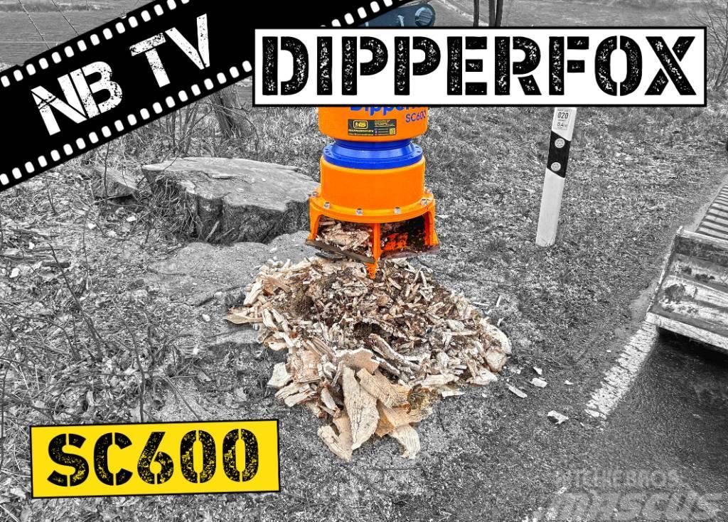 Dipperfox Baumstumpffräse SC600 -  60 Stümpfe pro Stubbefreser