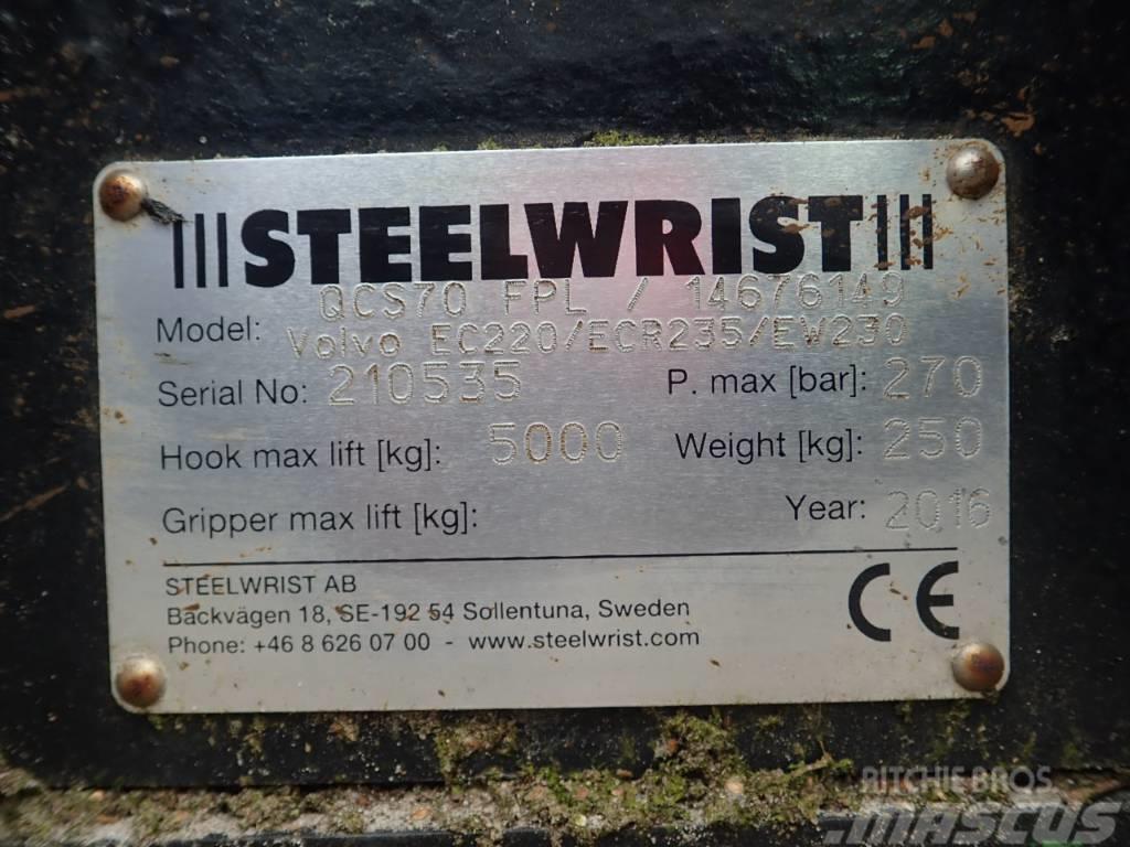 Steelwrist hydr. Schnellwechsler S70 mit Lasthaken passend fü Hurtigkoblinger