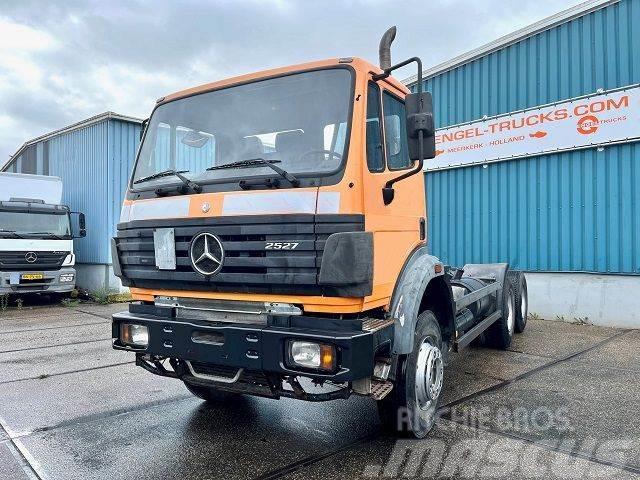 Mercedes-Benz SK 2527 K 6x4 FULL STEEL CHASSIS (MANUAL GEARBOX / Chassis