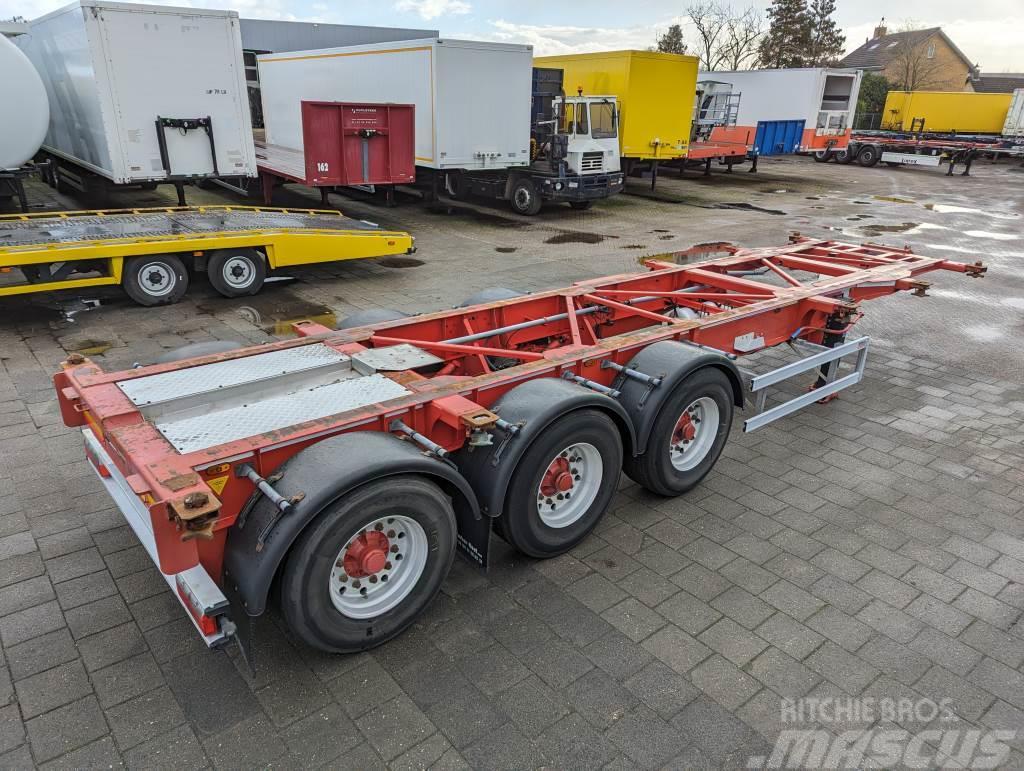  TURBO'S HOET SC33AA 3-Assen BPW - Lift Axle - Disc Containerchassis Semitrailere