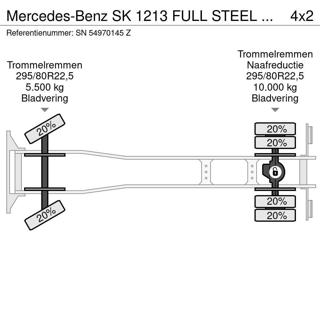 Mercedes-Benz SK 1213 FULL STEEL MEILLER KIPPER (MANUAL GEARBOX Tippbil