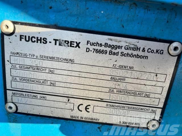 Terex Fuchs MHL350 Gravemaskiner for avfallshåndtering