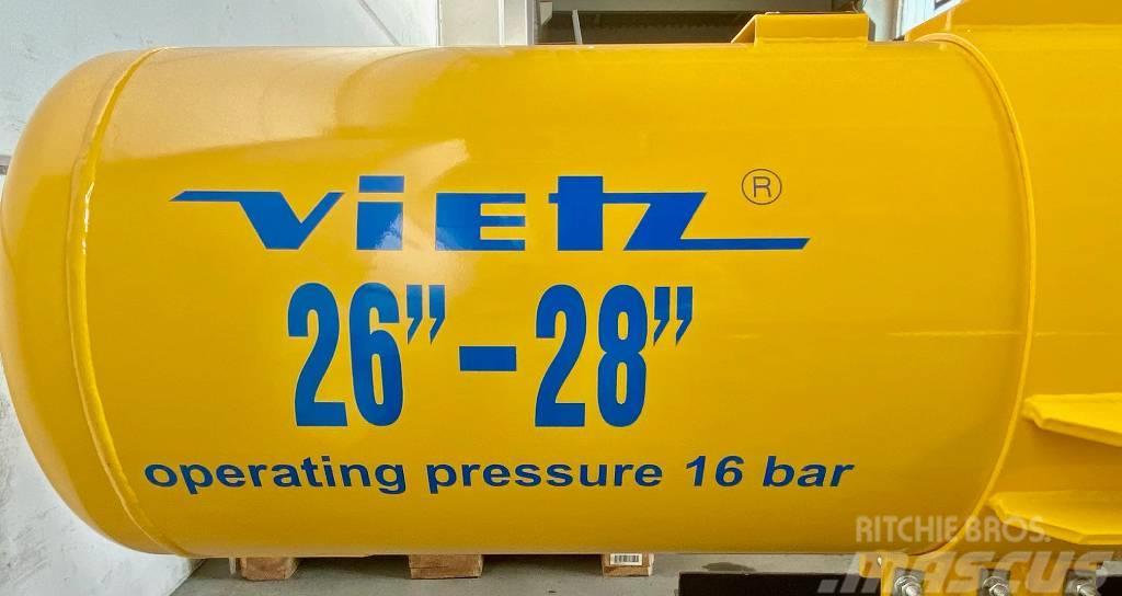 Vietz IPLC/RIZ 26"-28" Internal Clamp, Pneumatic Rørledningsutstyr