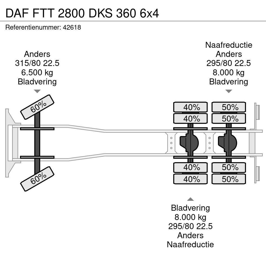 DAF FTT 2800 DKS 360 6x4 Bergingsbiler