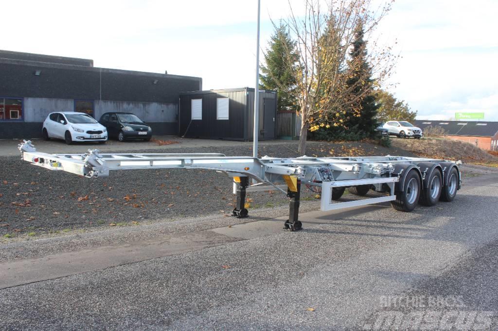 AMT CO310 - Container chassis med udskud i bag Containerchassis Semitrailere