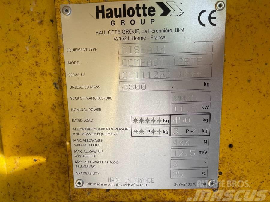 Haulotte Compact 12 RTE Sakselifter