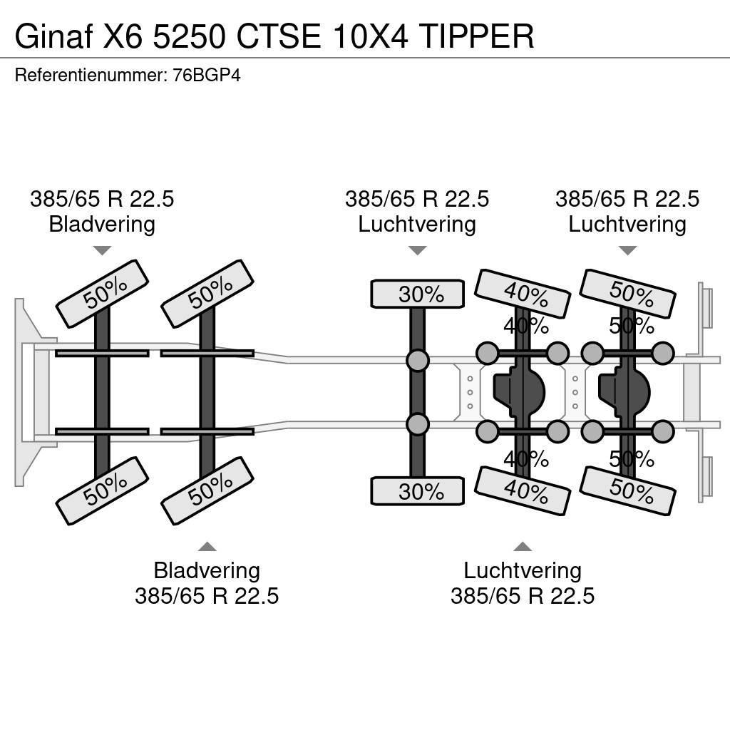Ginaf X6 5250 CTSE 10X4 TIPPER Tippbil